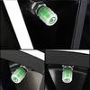 REOY4 4Pcs Car Luminous Styling Wheel Dust Covers Valve Stems Tire Valve Cap For Skoda Kodiaq Octavia Enyaq Kamiq Scala Rapid Superb A