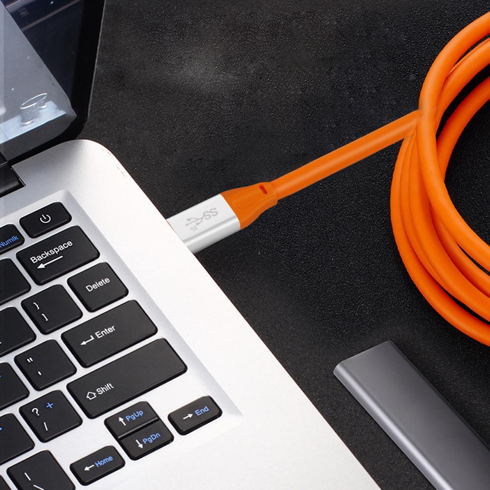 Кабель для передачи данных Type C - Type C PD100W 20 Гбит/с Шнур для передачи данных Поддержка 4K60 Гц Аудио Видео 20V5A USB 3.1 Gen2 для Ipone15