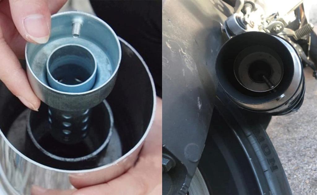 Hiro World Trade Набор дефлекторов из 2 штук, 1,4 дюйма (35 мм), 5,5 дюймов (140