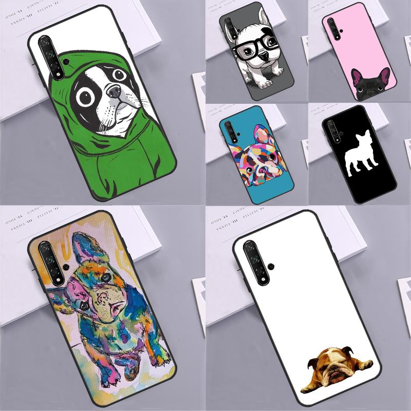 French Bulldog Art For Huawei Nova 7i 8i 11i 12i 12s 9 10 SE Y90 Y60 Y70 Y72 Y61 Y91 P30 P40 Lite P60 Pro Case