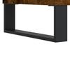 Nightstand Smoked Oak 40x35x50 cm Wood Based Panel