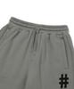 BEENTRILL NEWYORK Hashtag Logo Wide Fit Sweatpants (Warm Grey)