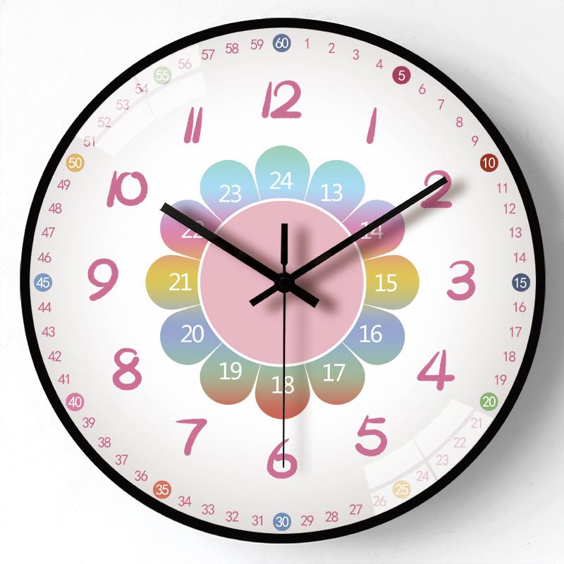 8-дюймовые 20 см настенные часы гостиная дом милые часы для раннего развития настенные подвесные персонализированные креативные декоративные часы