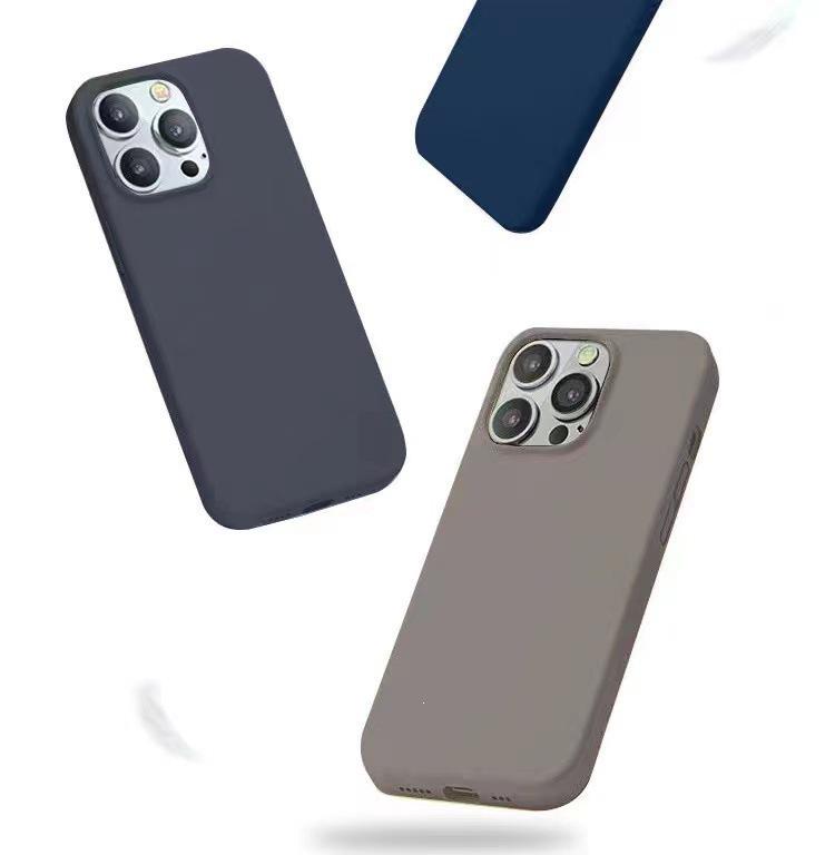 Настоящий чехол MagSafe из жидкого силикона для iPhone 13, 14, 15 Pro Max