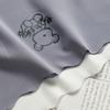Cute Cartoon Print Breathable Bottom Crotch Briefs Women Ice Silk Mid-Waist Underwear Panties Comfortable Girl Underwear
