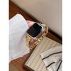 Калейдоскоп Медный Циркон Металлический Ремешок Для Apple Watch Ultra 49/46/45/44/42/41/40/38мм, Модный Металлический Браслет Наручный Ремешок Серия 10 9 8 7 6 SE