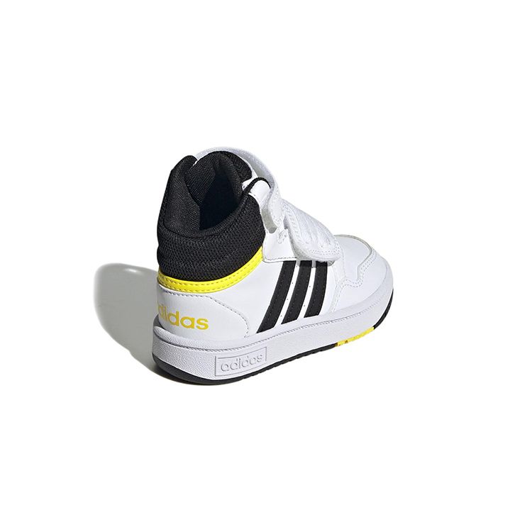 adidas Neo Hoops Mid Удобные Универсальные Мид-топ Кроссовки для Ходьбы Детская Обувь GZ1933