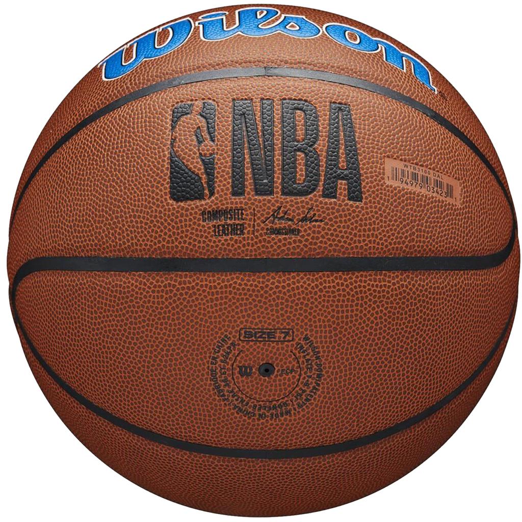 Wilson Мяч Team Alliance Dallas Mavericks, баскетбольный унисекс коричневого цвета