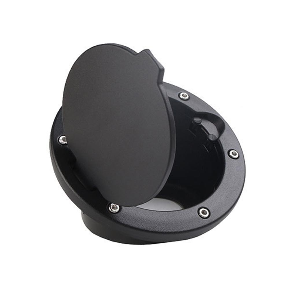 Черная крышка топливного бака для Jeep Wrangler 2007-2016, внешние аксессуары для автомобиля, алюминиевый сплав, ABS, топливный люк, крышка топливного бака