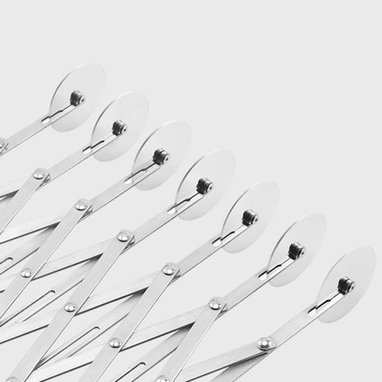 Многоколесный нож для пиццы, регулируемый ролик для теста с 3/5/7 лезвиями для нарезки одинаковых ломтиков, расширяемый нож для пиццы, разделитель для теста для печенья