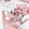 Палитра теней для век Cat Paw, 5 цветов, мерцающие матовые, натуральные, нюдовые, стойкие, водостойкие, с высоким содержанием пигмента, женские тени для век, принадлежности для макияжа глаз
