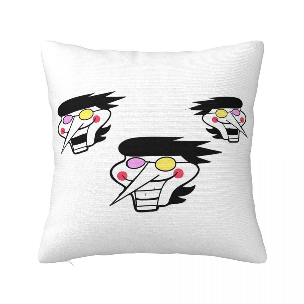 Deltarune Spamton Square Pillowcase Pillow Cover Polyester Cushion Zip Decorative Comfort Throw Pillow for Home Living Room