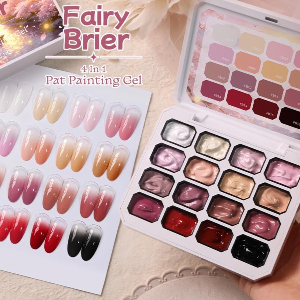 French Nail Manicure Easy Gradient Painting Gel Mini Paint Art Gel Women