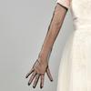 Casual Thin Mesh Lace Gloves Women S Black Silk Sexy Breathable Sunscreen