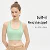 Женский спортивный бюстгальтер-топ для йоги с push-up из шерсти мериноса