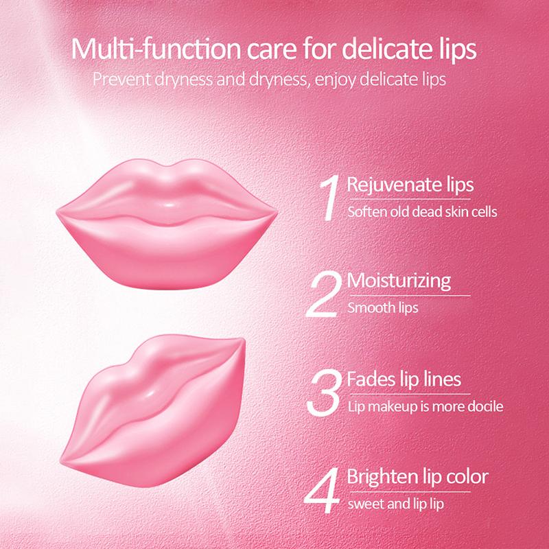 Sodium Hyaluronate Hydrating Lip Mask Water Moisturizing Anti-chapped Lip Wrinkles Fades Lip Lines Lip Care
