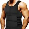 Men's Neoprene Sauna Zipper Waist Trainer Vest and Body Shaper Trimmer