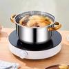 Thickened Stockpot Stainless Steel Induction Pot Durable Stock Pot  Oven, Gas and Dishwasher Safe
