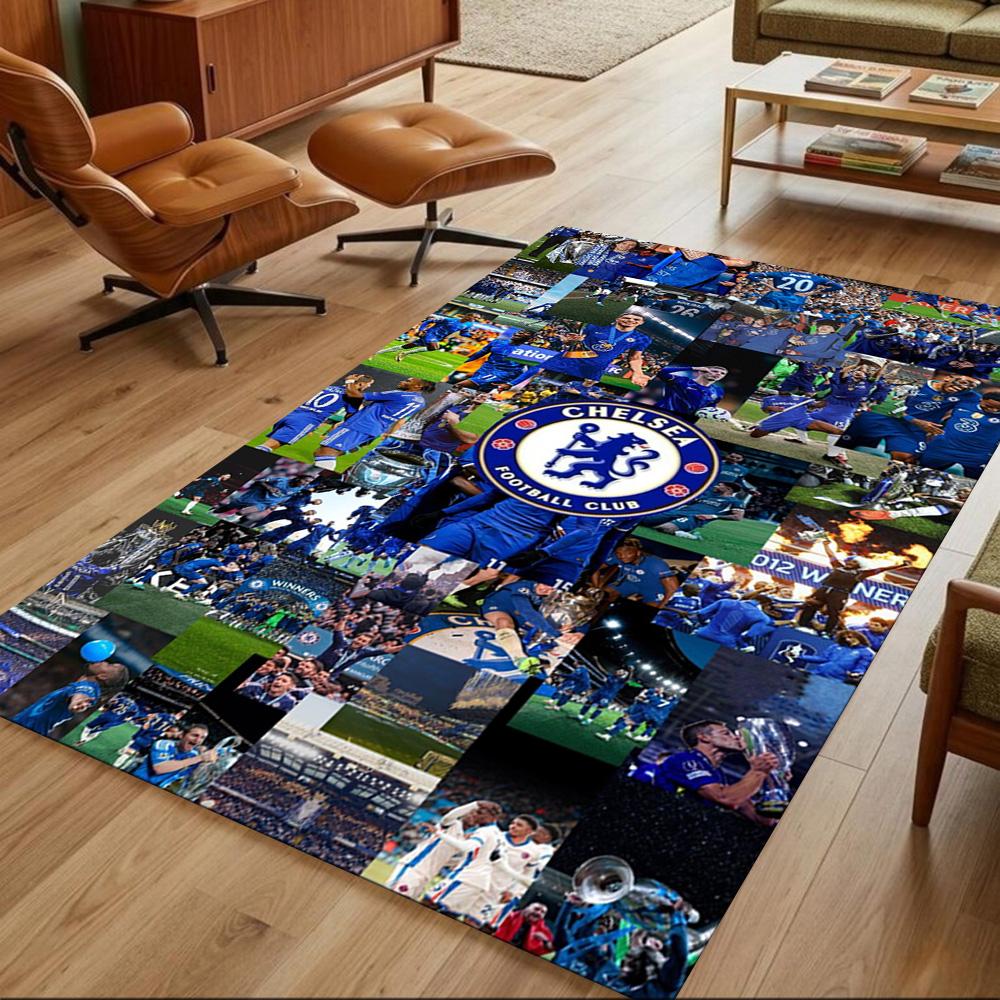 Chelsea Fc Football Player Area Rug Suitable for Study room Balcony Entryway Bedrooms Antislip Carpet Office home decor
