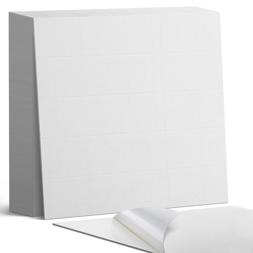 Pack of Printed Vinyl Tiles Minimalist Tiles 20x20x20 cm