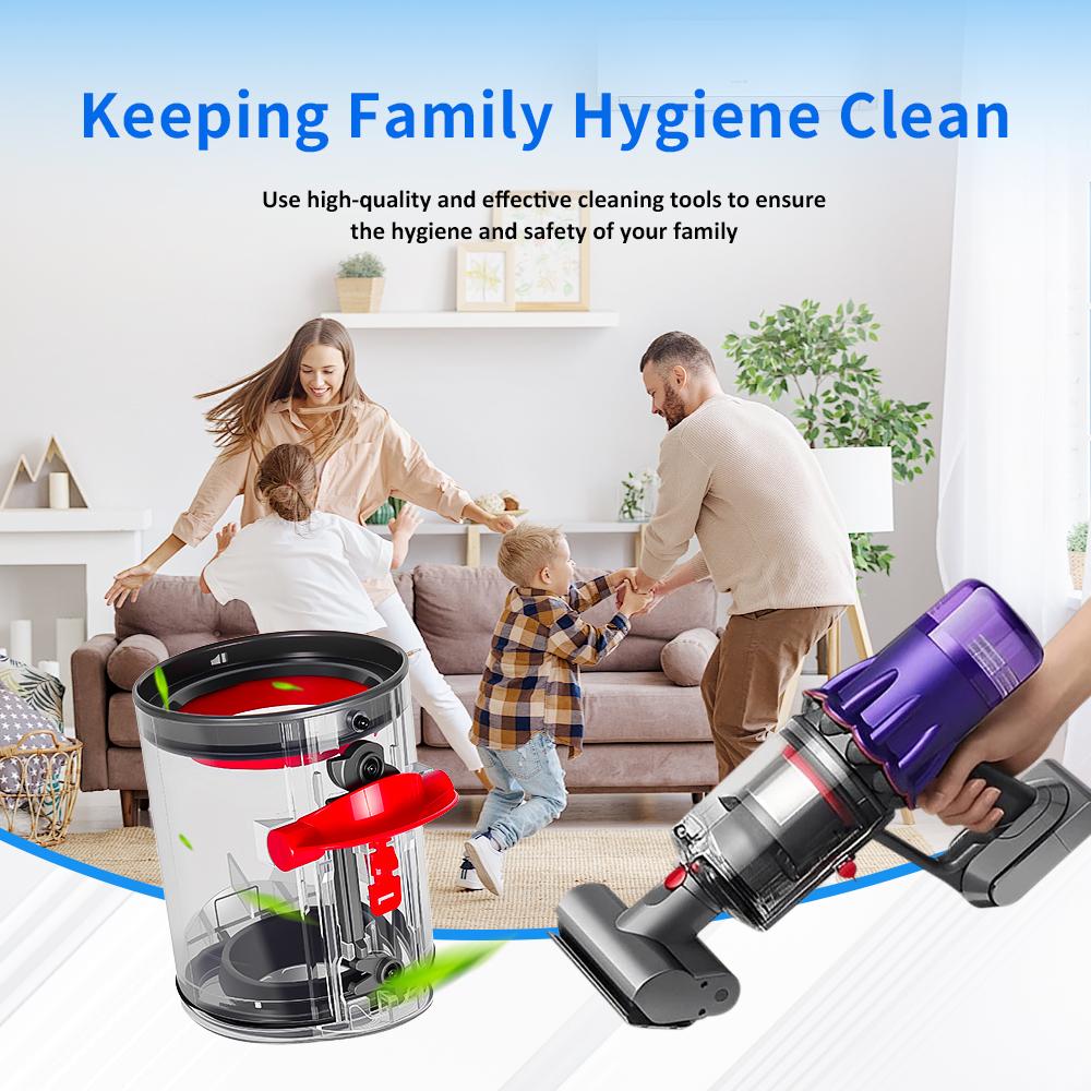 Часть контейнера для пыли для беспроводного пылесоса Dyson V12 Detect Slim/V10 Digital Slim/SV18 SV20 Запасные насадки-заменители