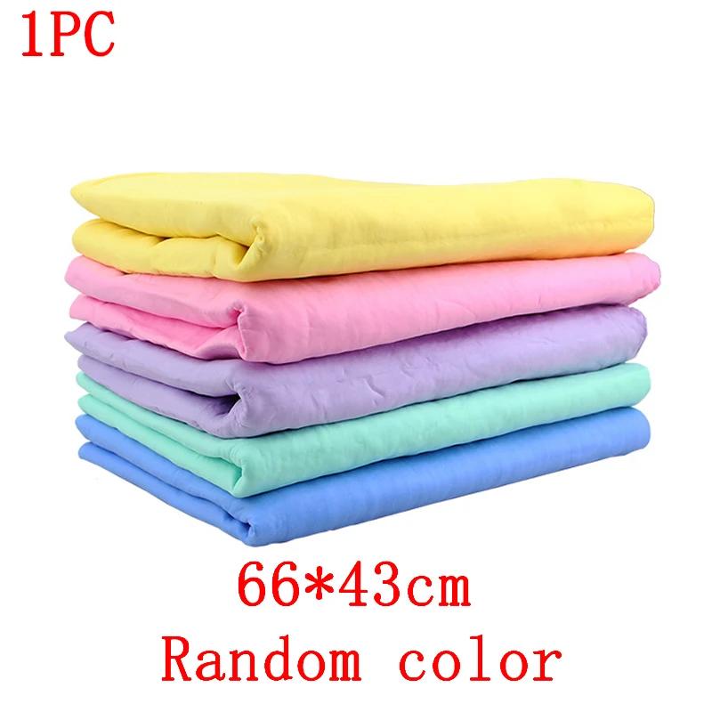 Colorful Super Absorbent Synthetic Deerskin Car Wash Towel Magical Care Suede Towels Cleaning Cloth Auto Washing Accessories 1Pc