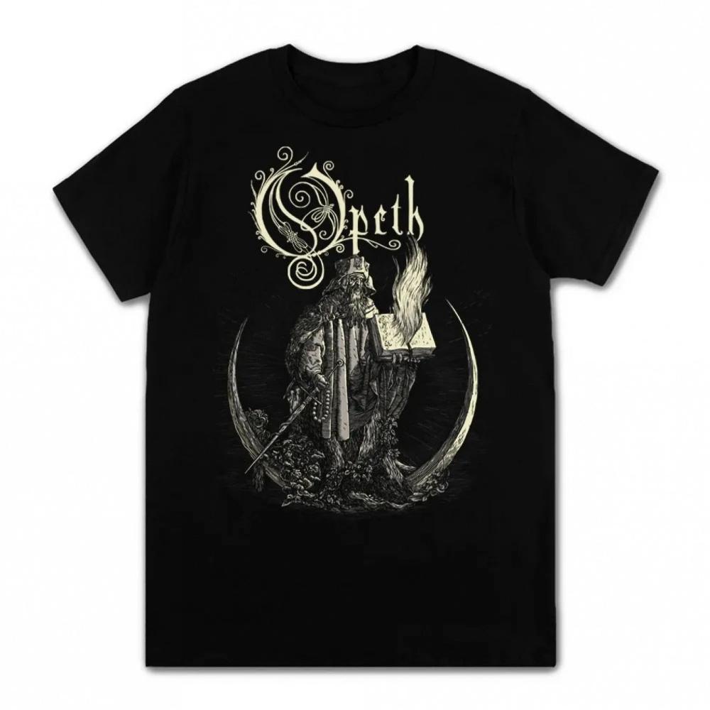 Opeth Vintage Band TShirt for Unisex Unisex 100 Cotton Loose Fit ShortSleeve Tee with Official Logo Print All Seasons Unisex