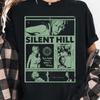 Ретро Футболка Silent Hill 90-х Ретро Хоррор Видеоигра Футболка для Женщин Летняя Новая Унисекс Повседневная Модная Футболка