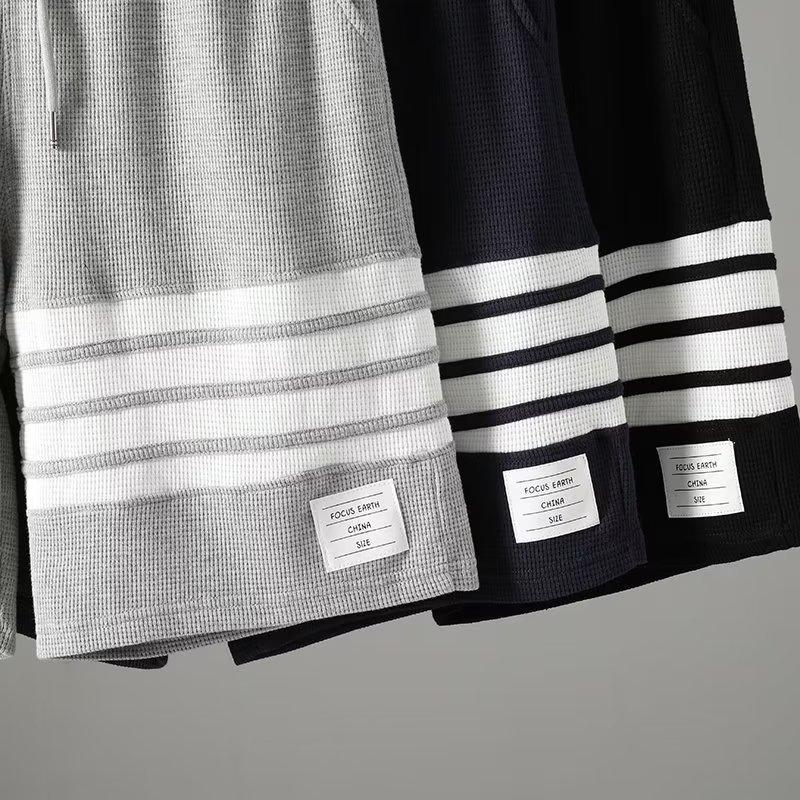 Мужские повседневные шорты весна и осень однотонные спортивные шорты модные брюки пять четвертей Harajuku свободные