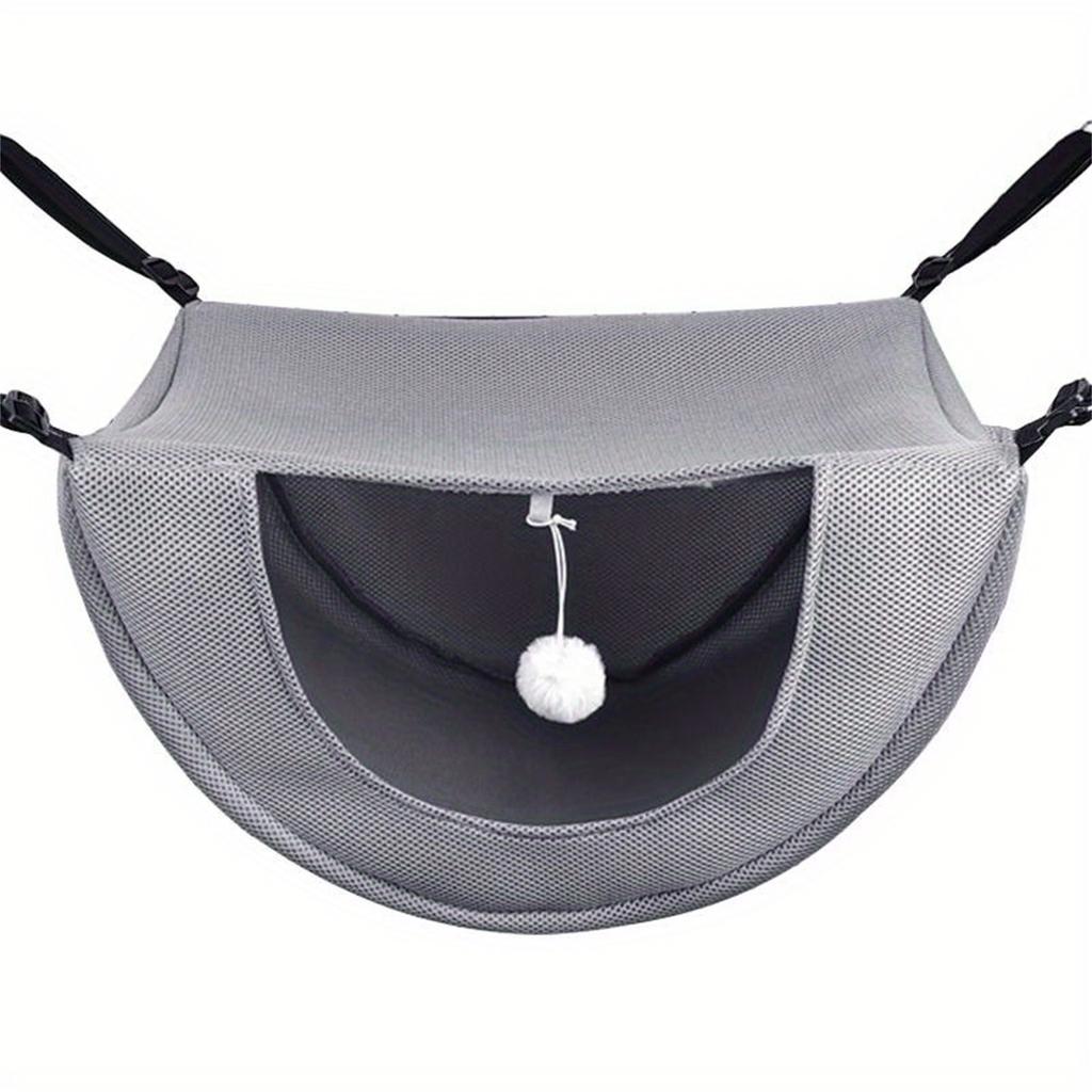 All Breathable Cats Cage , Ventilated Sandwich Mesh Hanging Cats Bed, Comfortable Elevated Pet For Sleeping & Relaxing