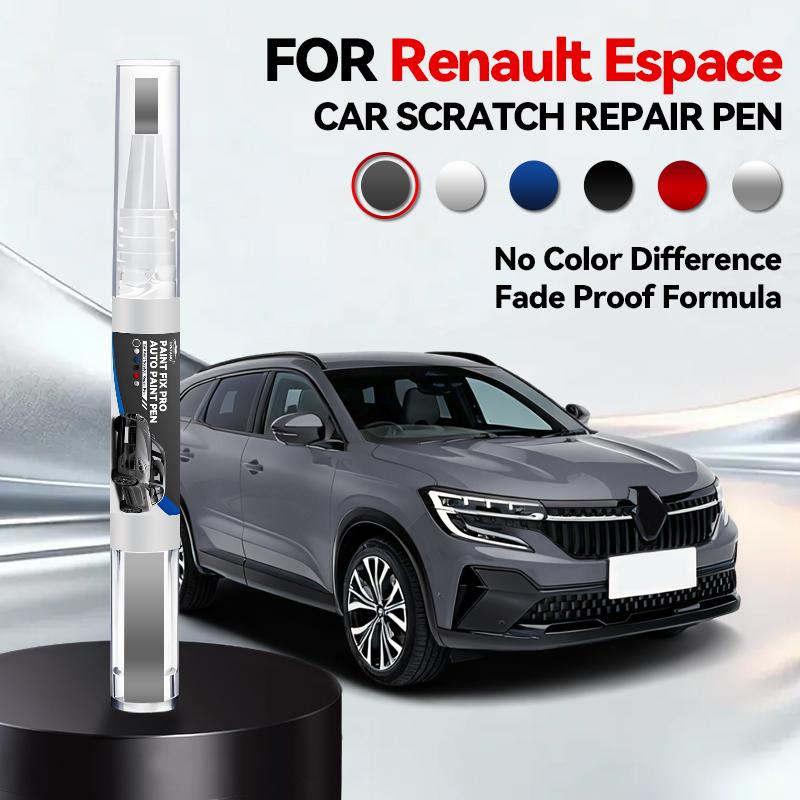 For Renault Espace Car Paint Repair Pen Touch Up Scratch Remover DIY Auto Accessories Pearl White QXA Gray Star Black GNE Brown