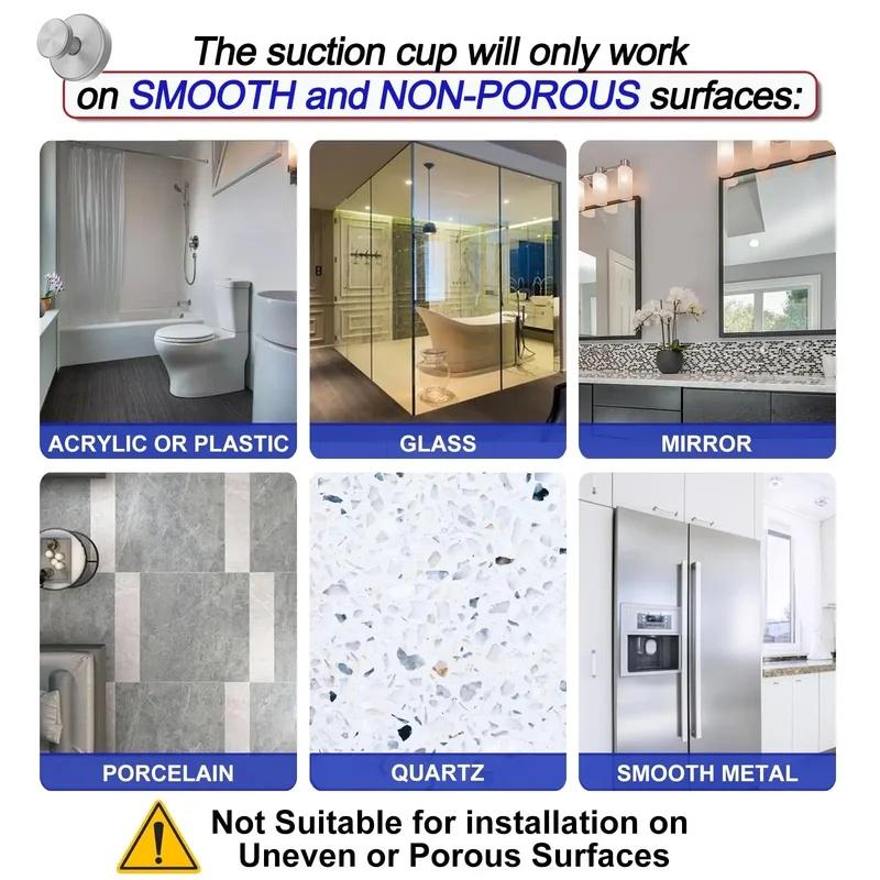Vacuum Suction Cup Hooks Punch Free Bath Sucker Hook Wall Hook Hanger Glass Kitchen Bathroom Hooks for Towel Handbag