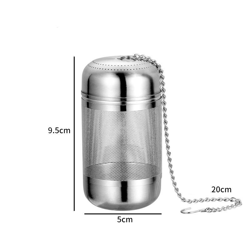 Ситечко для чая из нержавеющей стали, заварник для чая, шарик для приправы, чайные листья, мелкоячеистый травяной фильтр, аксессуары для чайной посуды