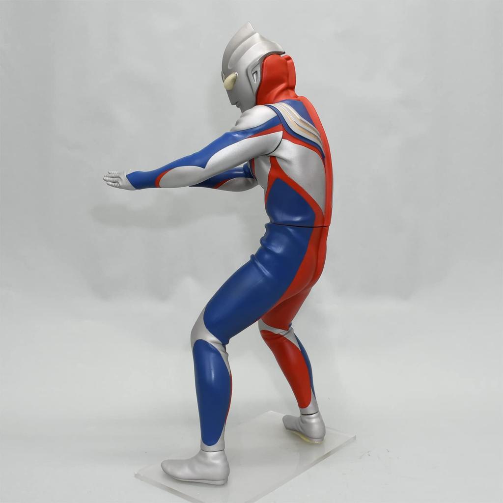 Комплект для сборки мягкой виниловой модели Ultraman Tiga Mega, переиздание, немасштабированная, высота 40 см, неокрашенная, красный винил 4571587310586