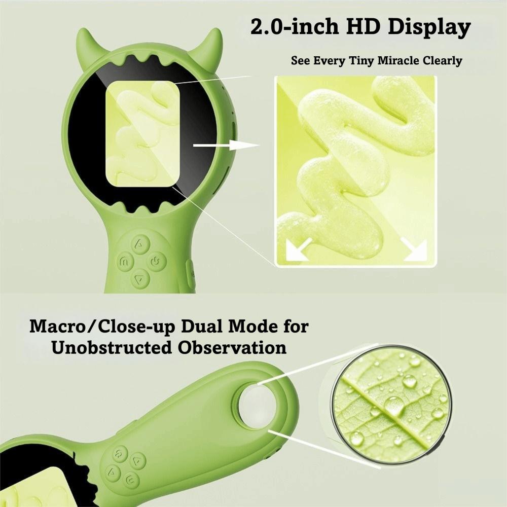 2 Inch IPS Screen Kids Exploration Endoscope HD Nature Exploration Camera Indoor Use
