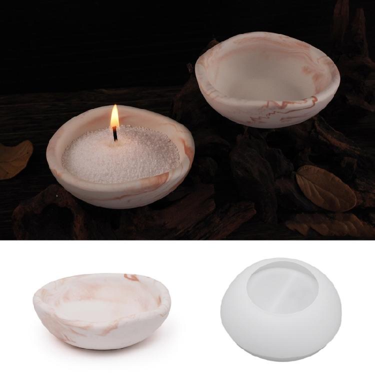 Неправильные формы для свечей в виде чаши, формы для цветочных горшков, силиконовые формы, формы для гипса, формы для эпоксидной смолы, формы для литья