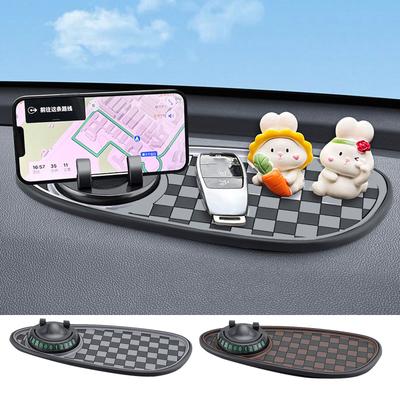 Автомобильный держатель для мобильного телефона Slip Pad, держатель для солнцезащитных очков, парковочный знак, центральный пульт управления, стойка для хранения