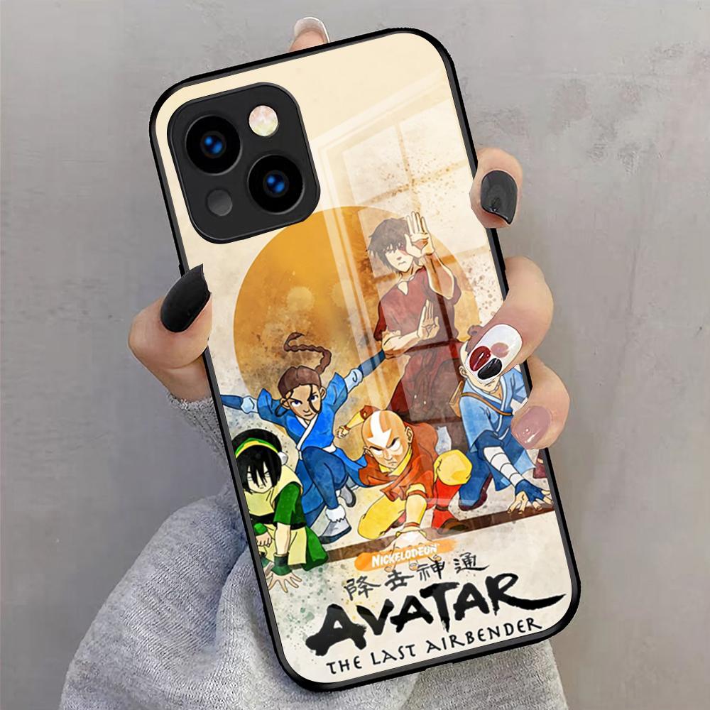 Anime The Last Airbender Phone Case For IPhone 17 Pro Max 16 15 14 Pro Max 13 11 X Xs Xr 8 7Plus Glass Cover