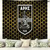 Aris Salónica Wall Tapestry Aesthetic Wall Hanging Printed Fabric Blanket Decorative Tapestries for Bedroom Living Room Home Decor