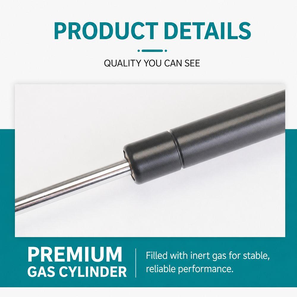 1Pair 1.5cm Shaft Diameter Gas Spring Shock Strut Lid Stay Support Rod for Cabinet Door