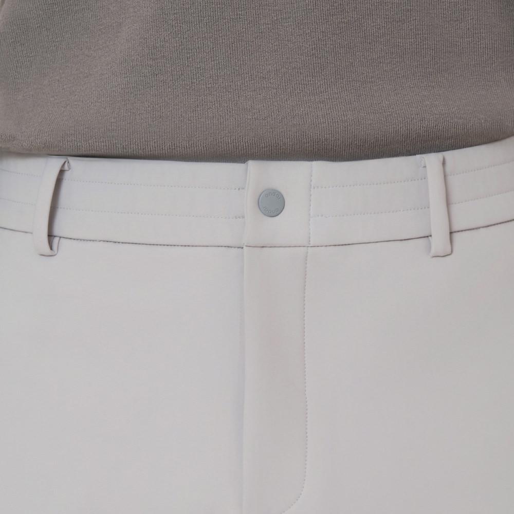 ANDAR Air Solid Men'S Lightly Brushed Elastic Slacks
