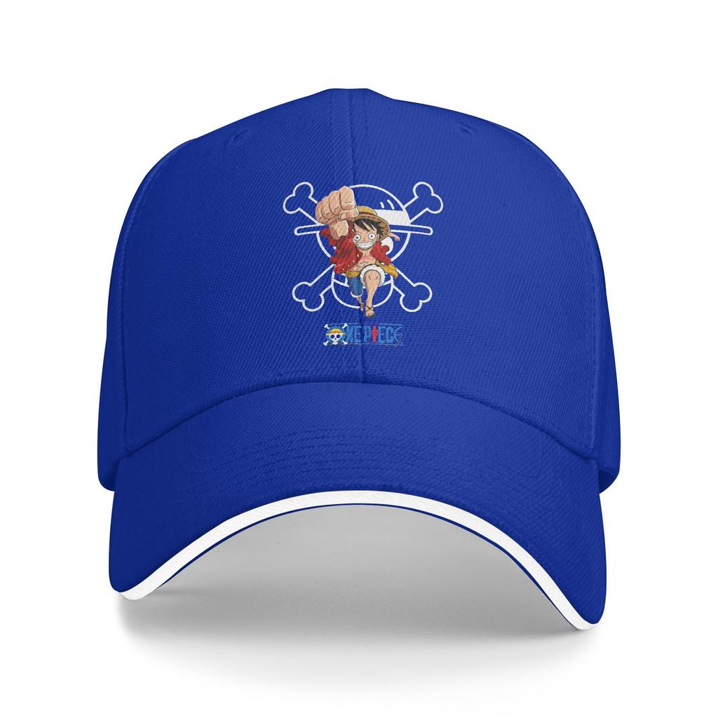 One Piece Luffy Манга Бейсболка Модная Кепка-сэндвич Унисекс Дышащая Кепка Папы Для улицы