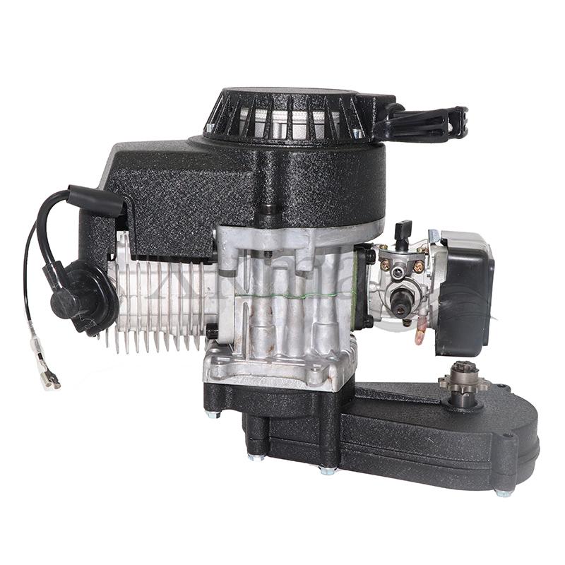 Двигатель 49cc / 47cc, 2-тактный, с электростартером и ручным стартером, с трансмиссией, для Мини-мото, Квадроцикла