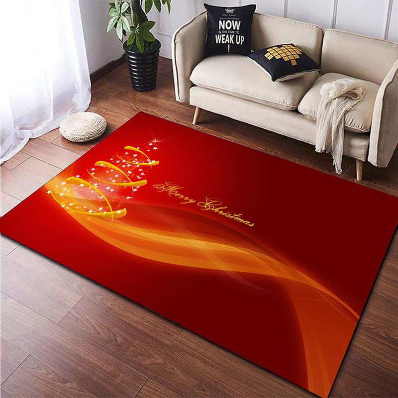 Рождественский большой ковер с HD-печатью, ковер для гостиной, спальни, украшение дивана, нескользящие коврики, дропшиппинг Alfombras