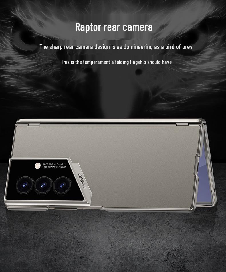 Samsung Z Fold7 Ультратонкий Чехол-Крышка с Магнитным Шарниром Raptor со Встроенной Пленкой