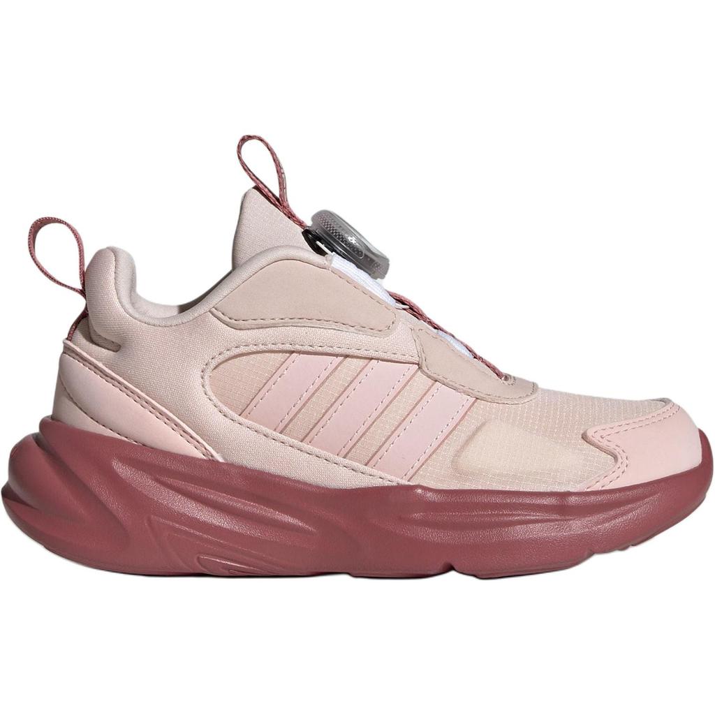 Adidas Ozelle Boa Comfortable Versatile Durable Low-Top Kids Casual Shoes Kids Casual Shoes Pink IH2493