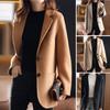 Winter Coat Thicken Keep Warm Outerwear Single-breasted Autumn Coat for Dating