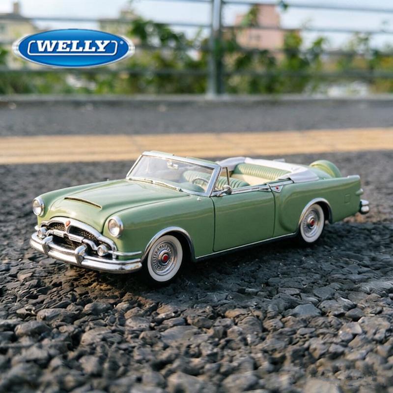 Велли 1:28 1953 Packard Caribbean Alloy Luxy Модель Автомобиля Литье под Давлением Металл Классические Старые Спортивные Транспортные Средства Коллекция Моделей Автомобилей Подарки для Детей