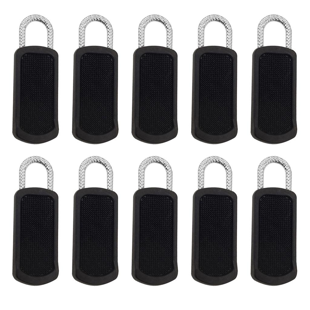 10Pcs Removable Zippers Pull Replacement Detachable Zippers Pulls for Purse Clothes Jeans Suitcase Luggage Backpacks