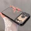 Make up Mirror Phone Case For iPhone 17 Pro Max Bling Diamonds Cover Funda For iPhone 16 ProMax 15 Pro 14Pro 13 12 Soft Shell
